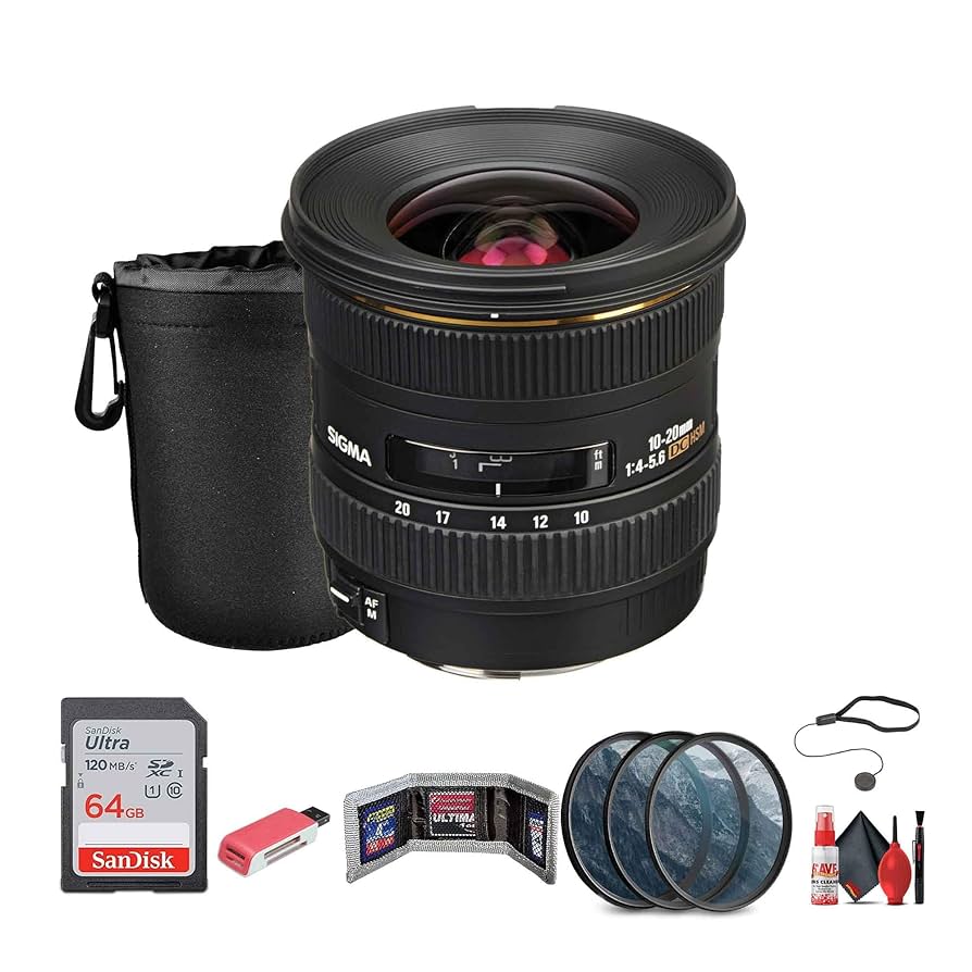 Amazon.com : Sigma 10-20mm f4-5.6 EX DC HSM Canon Lens
